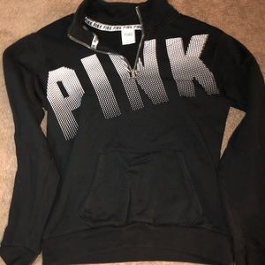 Quarter zip PINK sweater